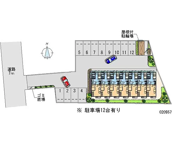 ★手数料０円★犬山市橋爪　月極駐車場（LP）